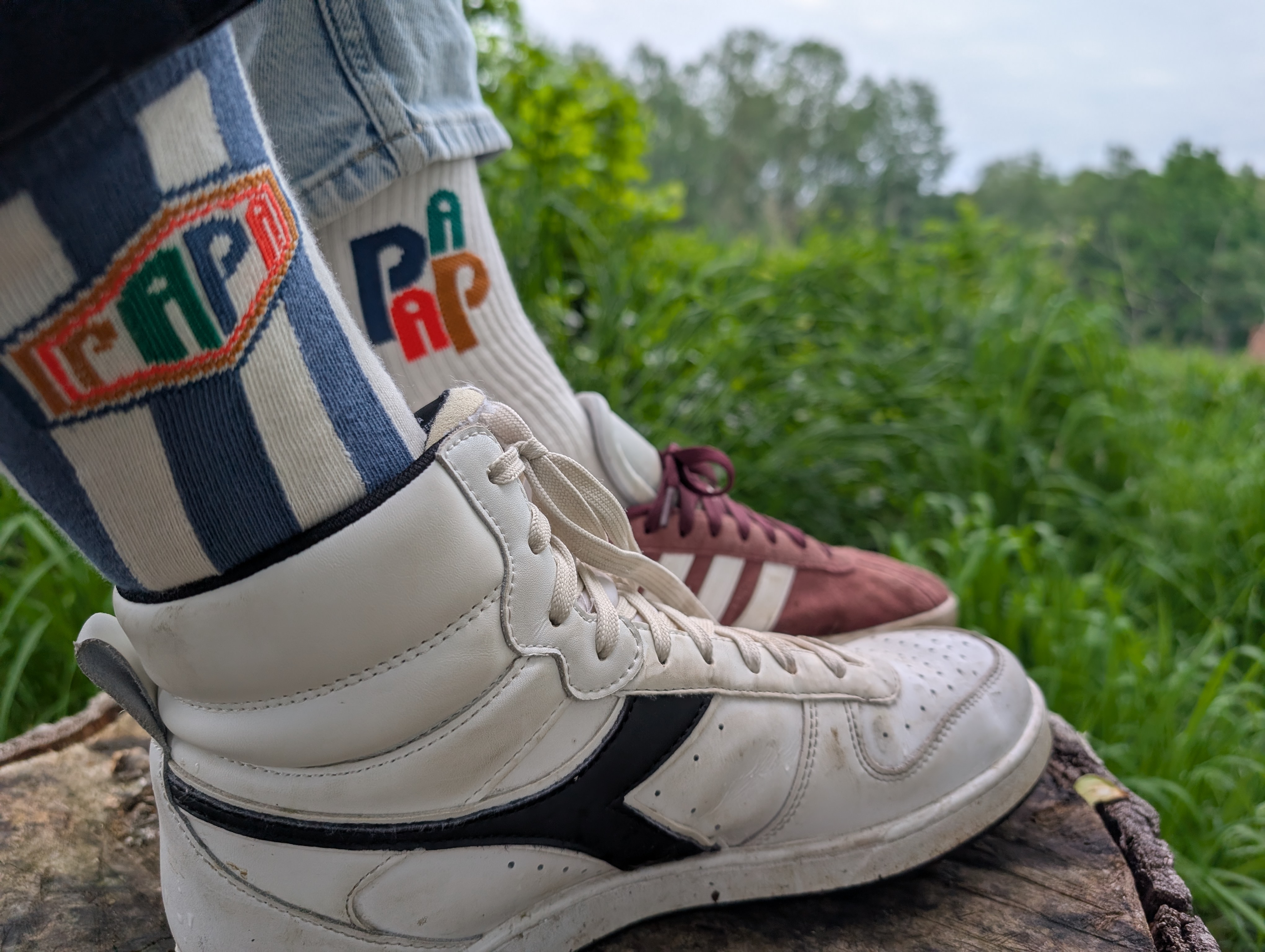 Papa-sokken — klaar voor het avontuur